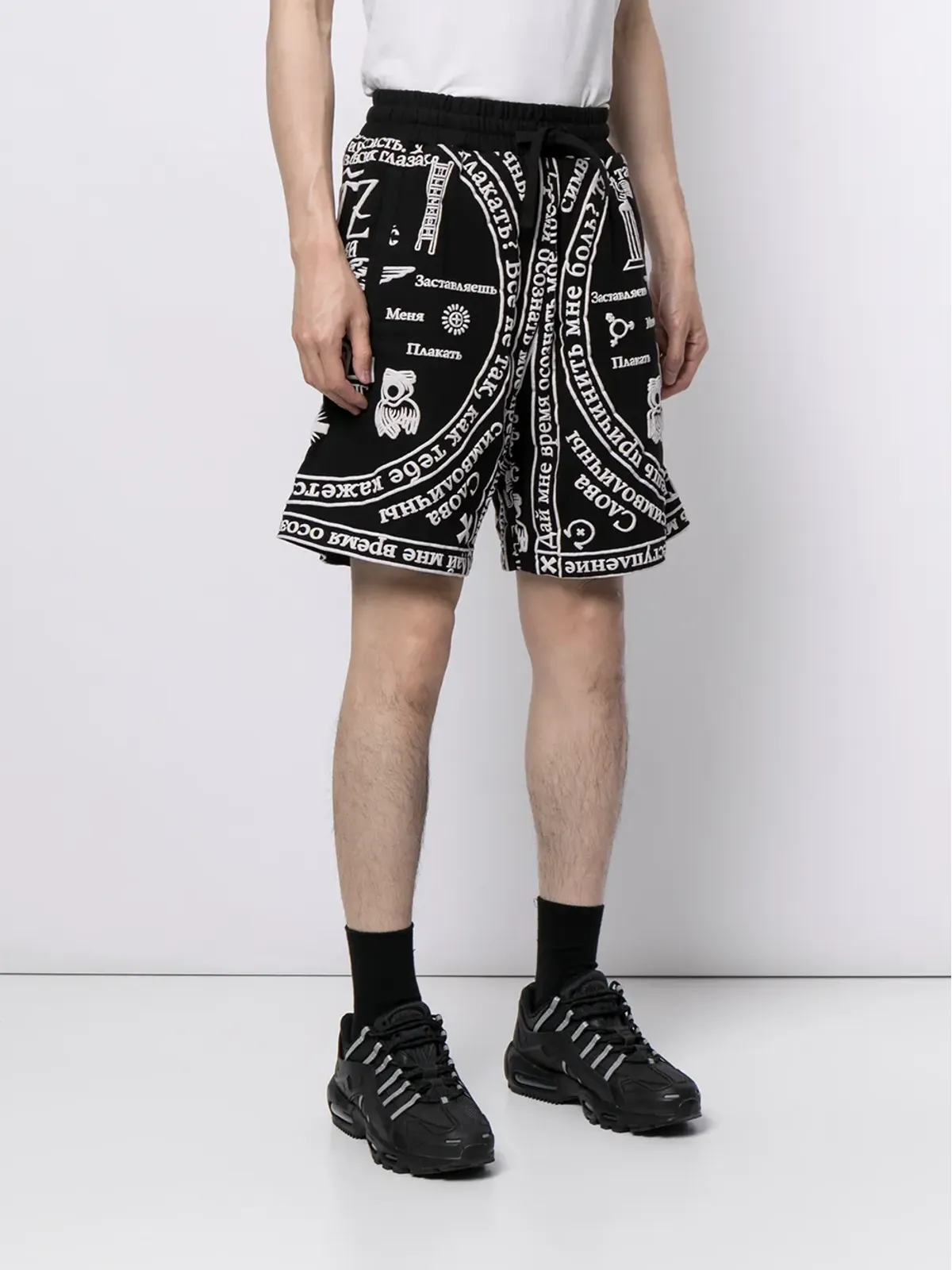 KTZ チャーチプリント トラックショーツ - 画像4