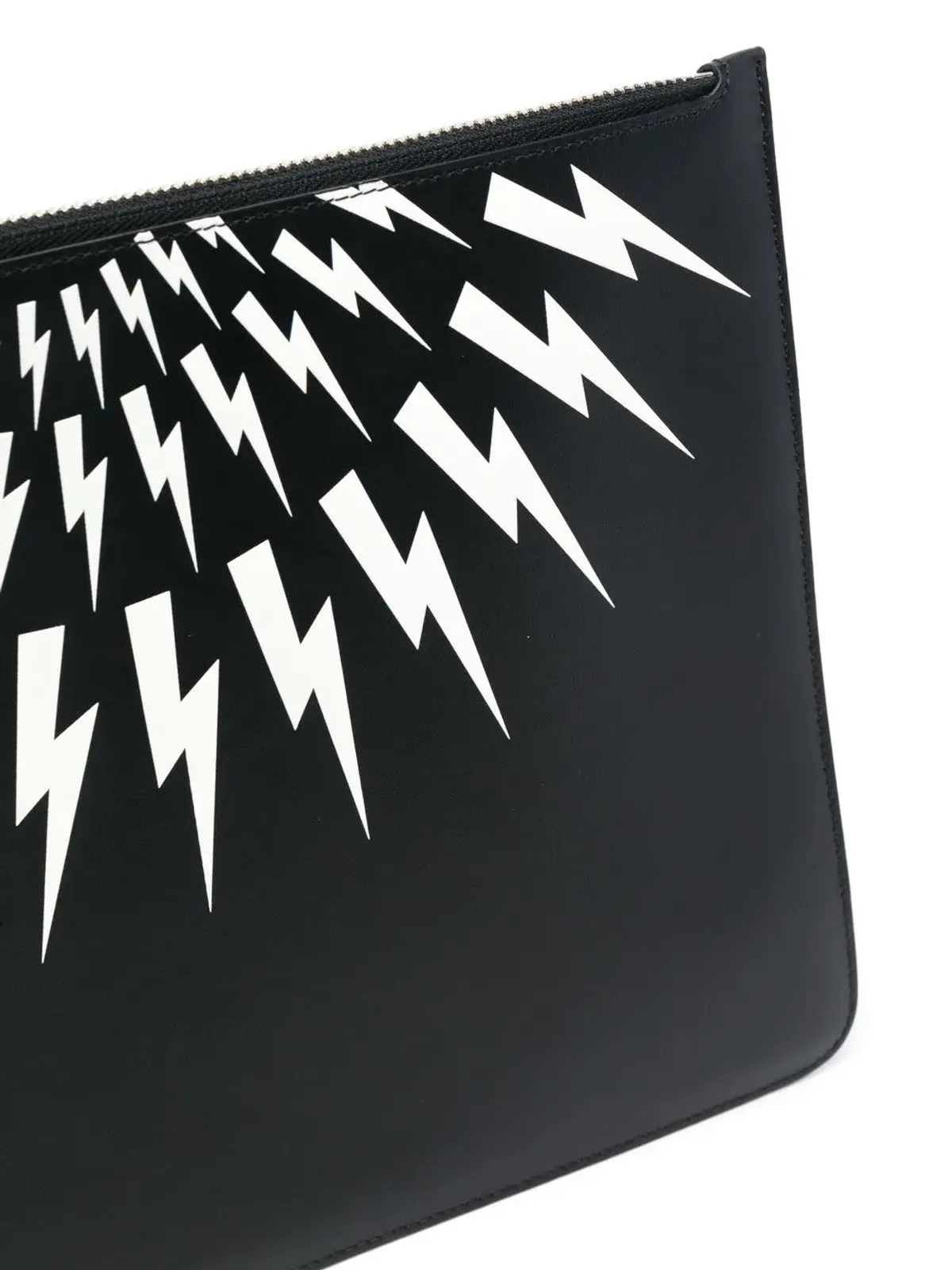 Neil Barrett サンダーボルトプリントのクラッチバッグ - 画像4