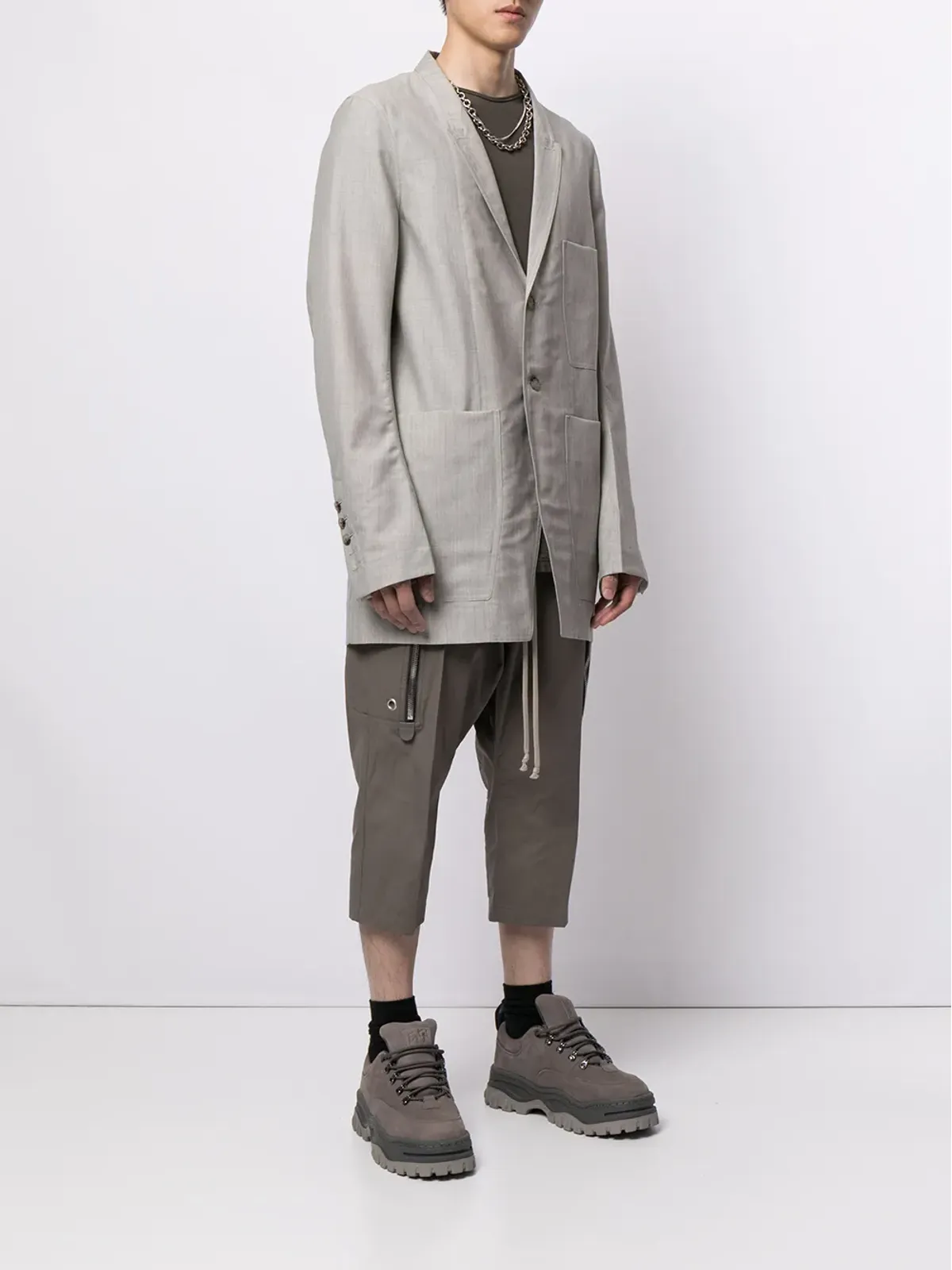 Rick Owens シングルブレスト ブレザー - 画像3