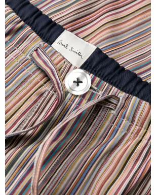 Paul Smith アーティストストライプ コットン パジャマ - サムネイル4
