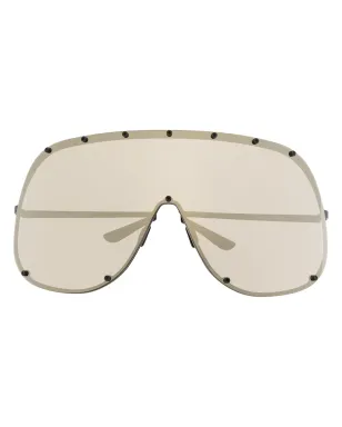 Rick Owens オーバーサイズミラーサングラス - サムネイル1