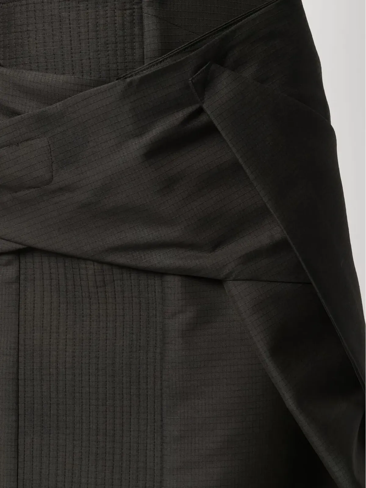 Rick Owens パネルドAラインミディスカート - 画像5