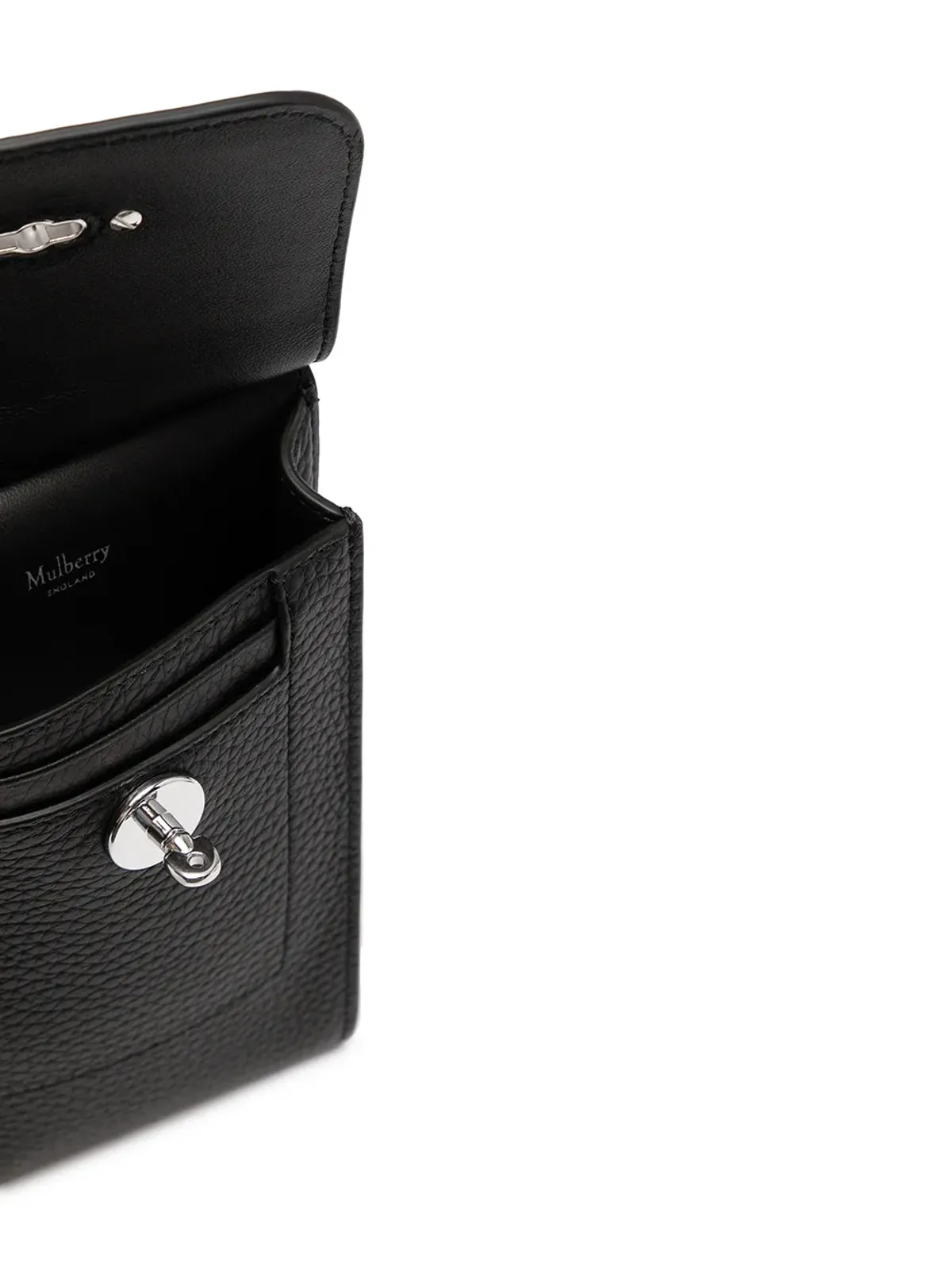 Mulberry ミニ アントニー レザー ポーチ ブラック - 画像5