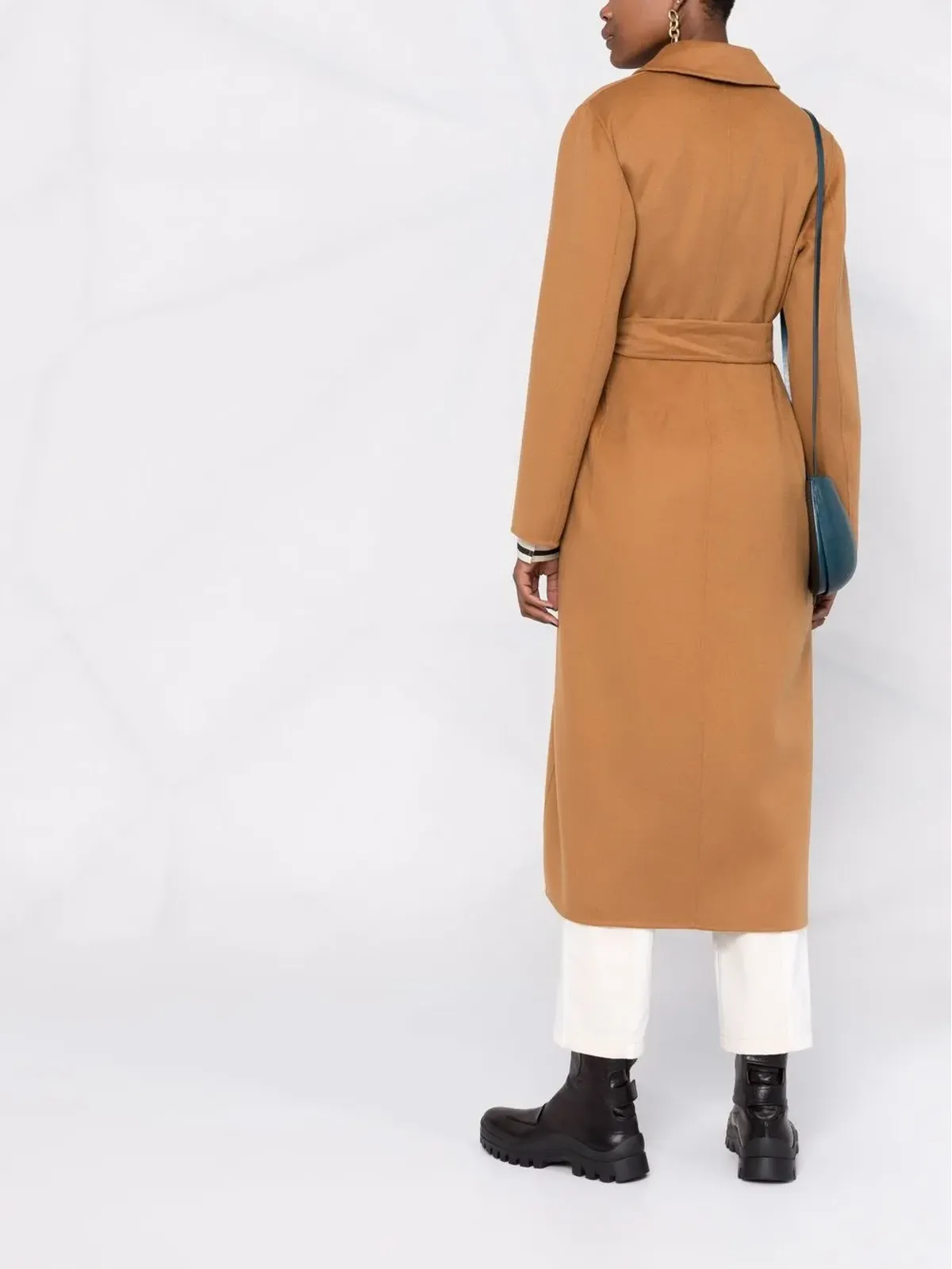 Max Mara ボアリオ ベルト付きコート - 画像4
