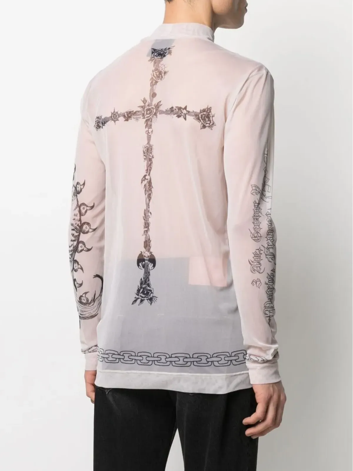 Givenchy グラフィックプリント ハイネック Tシャツ - 画像4