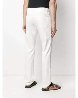 Ferragamo ストレートレッグ ロゴパッチ ジーンズ - サムネイル4
