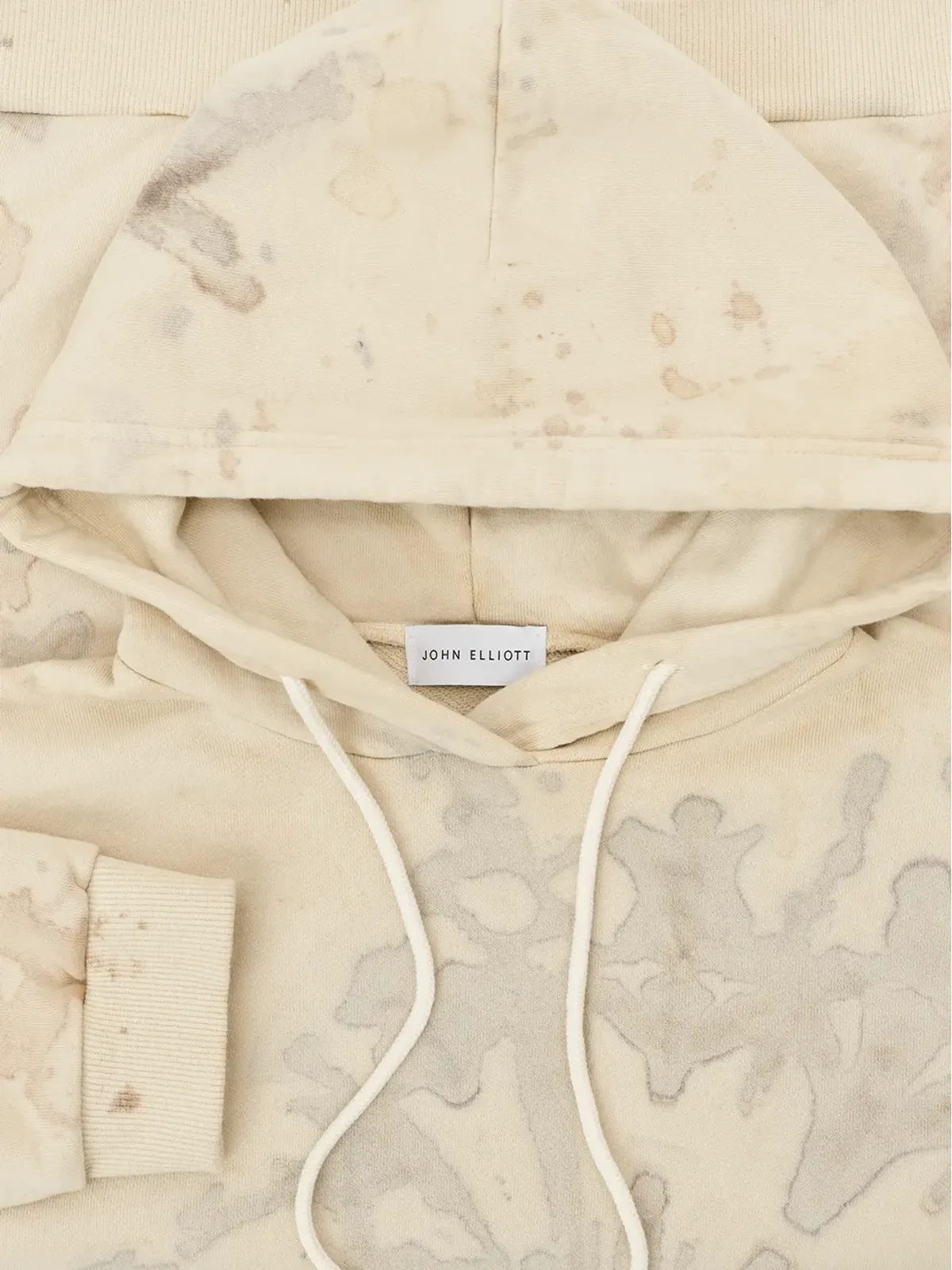 John Elliott ビーチリブトリムコットンパーカー - 画像5