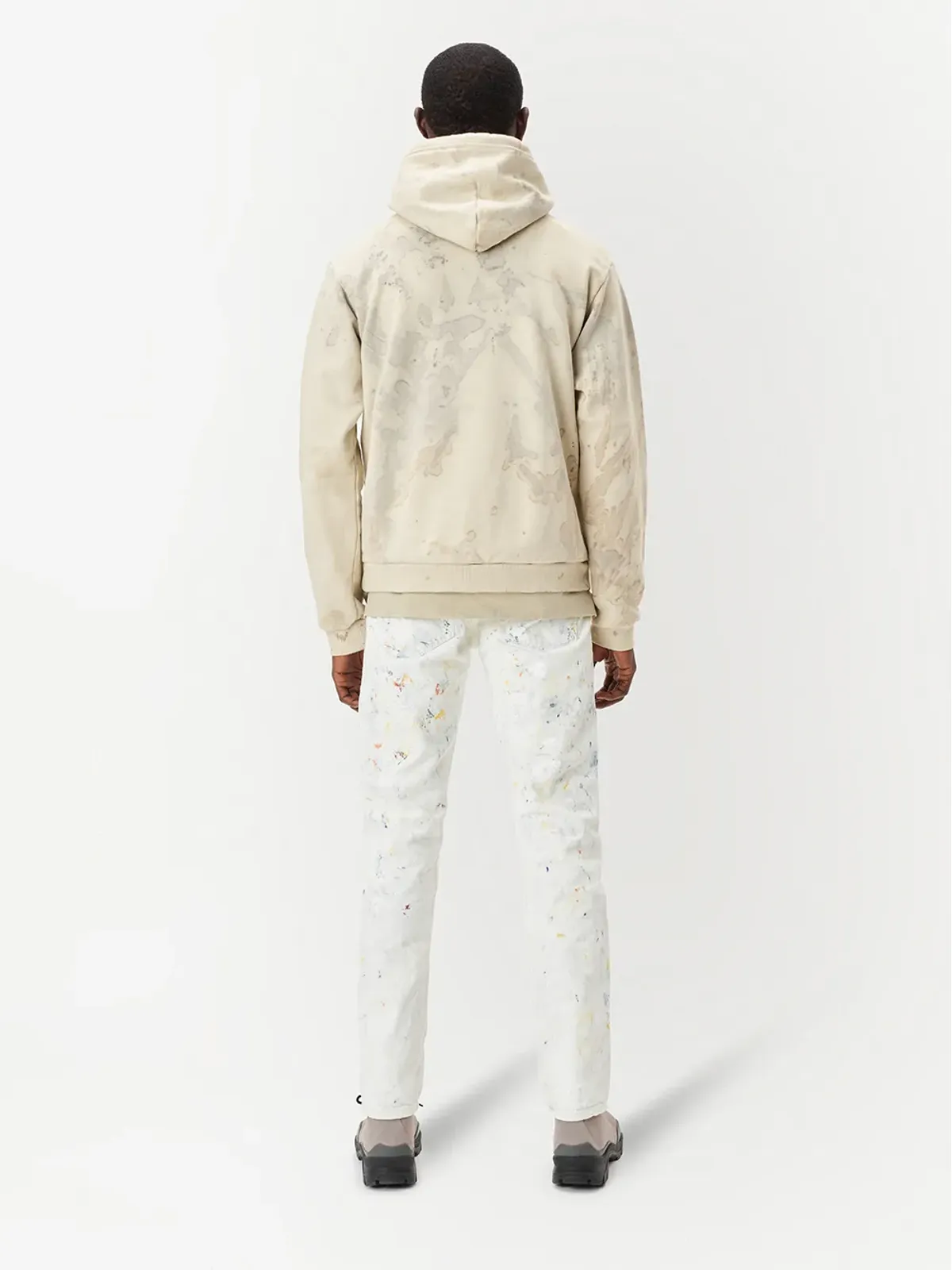 John Elliott ビーチリブトリムコットンパーカー - 画像4