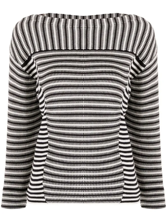 Chloe Chloé ストライプ柄ニットジャンパー - ブルーの商品画像