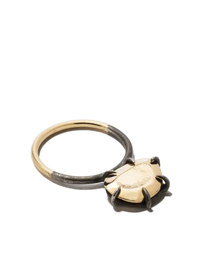 DALILA BARKACHE DALILA BARKACHE 18K イエローゴールド オキシダイズドエフェクト リングの商品画像