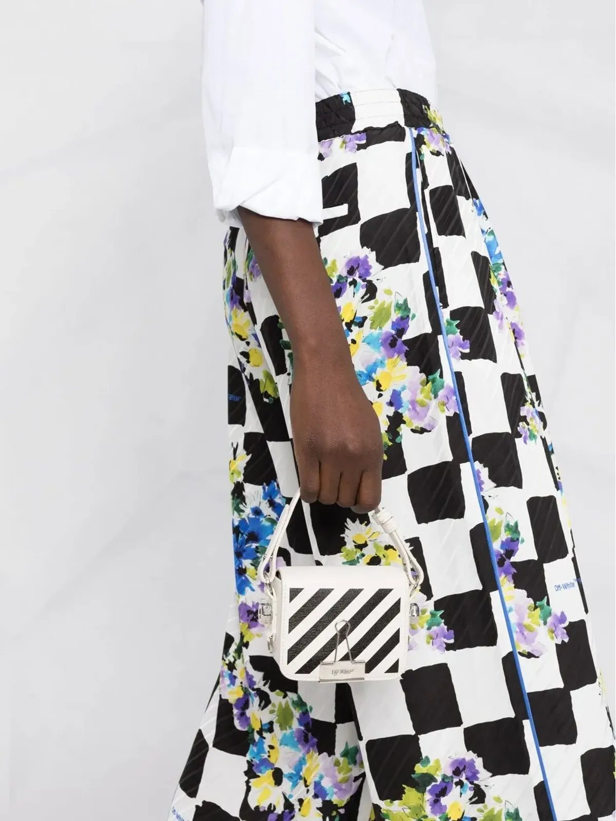 Off-White ハイウエスト チェックパンツ - 画像3