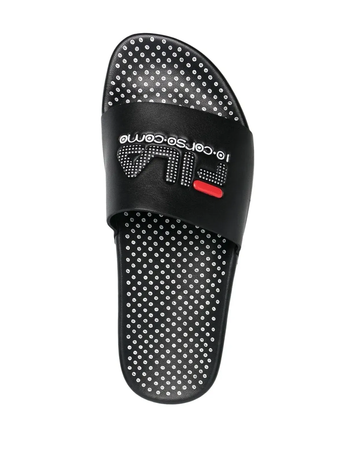 10 CORSO COMO x Fila polka-dot slides - Black - 画像4
