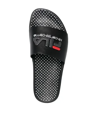 10 CORSO COMO x Fila polka-dot slides - Black - サムネイル4