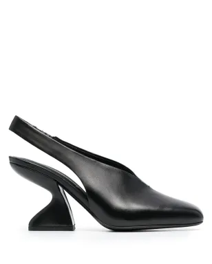 Ferragamo F-heel slingback pumps - サムネイル1