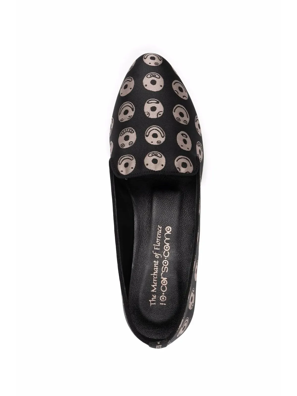 10 CORSO COMO x The Merchant of Florence Emojiスリッパ - Black - 画像4
