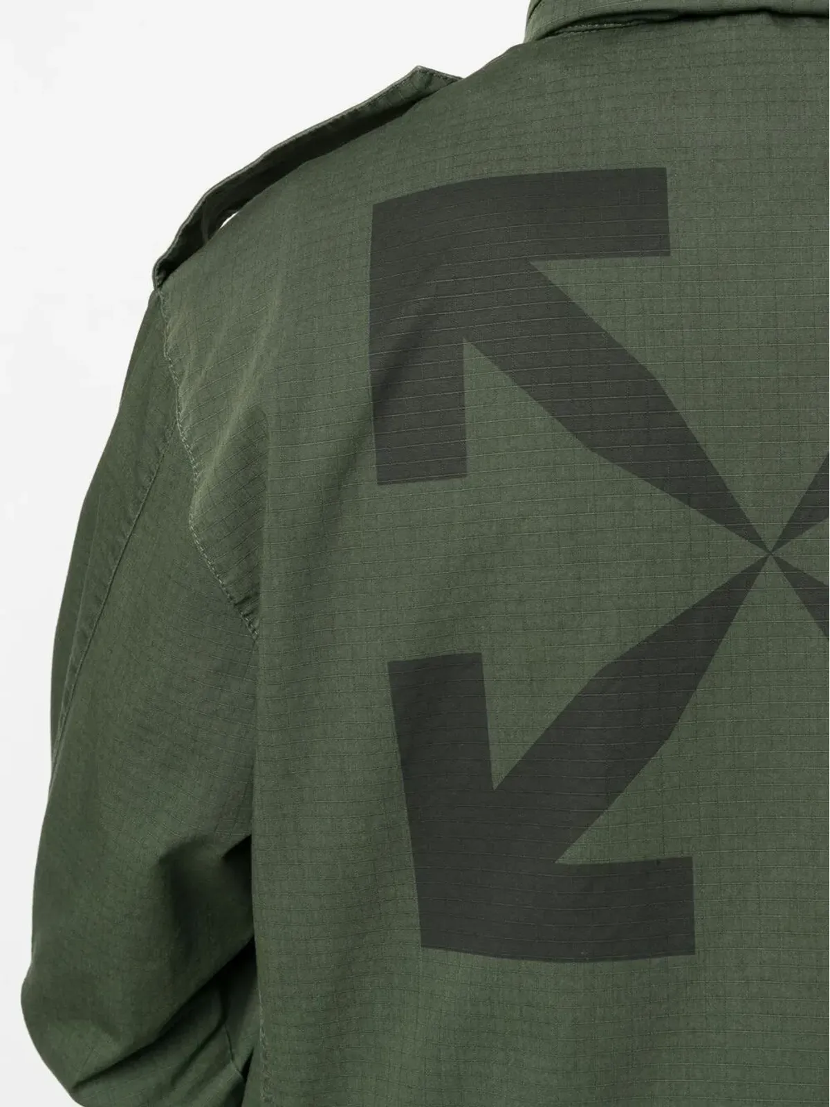 Off-White アローズモチーフのフード付きジャケット - 画像5