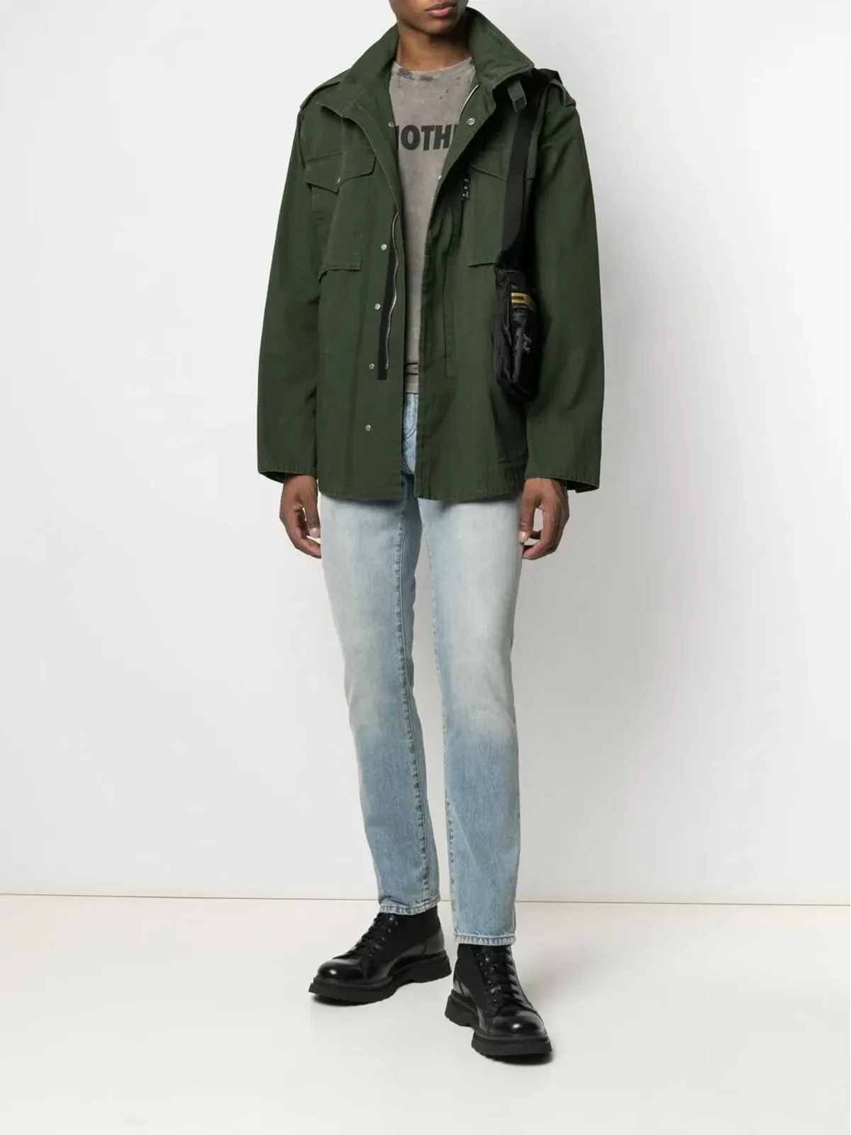 Off-White アローズモチーフのフード付きジャケット - 画像2