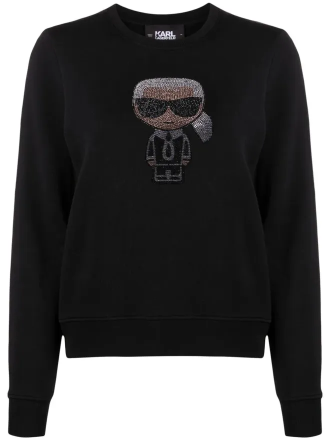 Karl Lagerfeld Karl Lagerfeld K/Ikonik スパークル スウェットシャツの商品画像