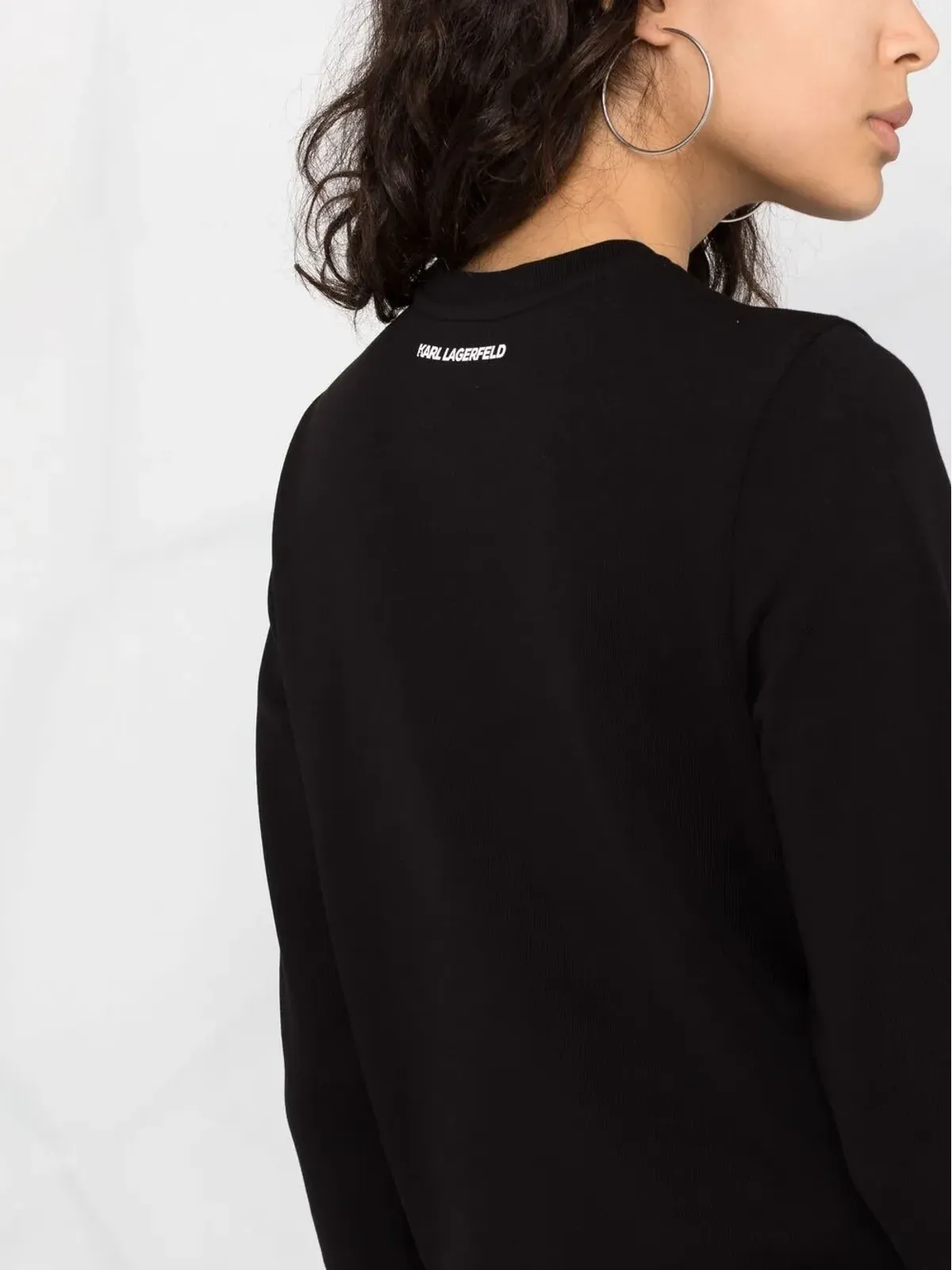 Karl Lagerfeld K/Ikonik スパークル スウェットシャツ - 画像3