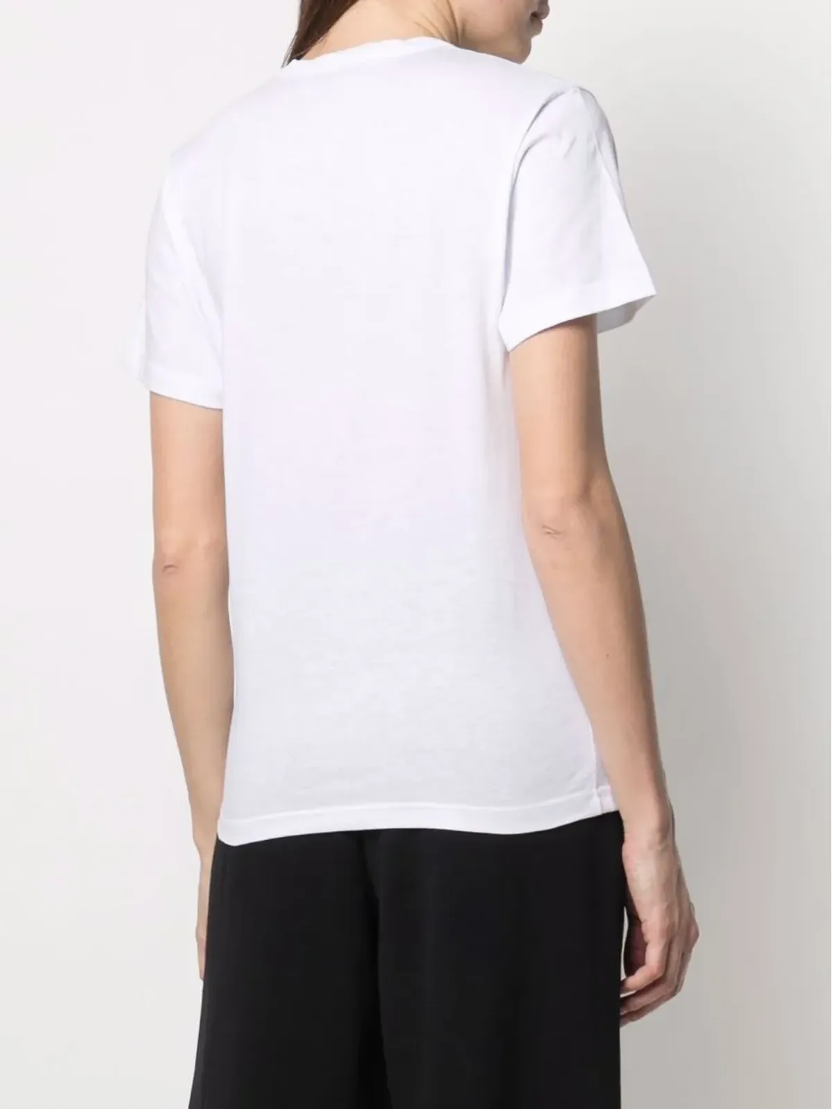 10 CORSO COMO フェイスプリント コットン Tシャツ - 画像4