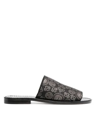 10 CORSO COMO Woodstockスライドサンダル - サムネイル1