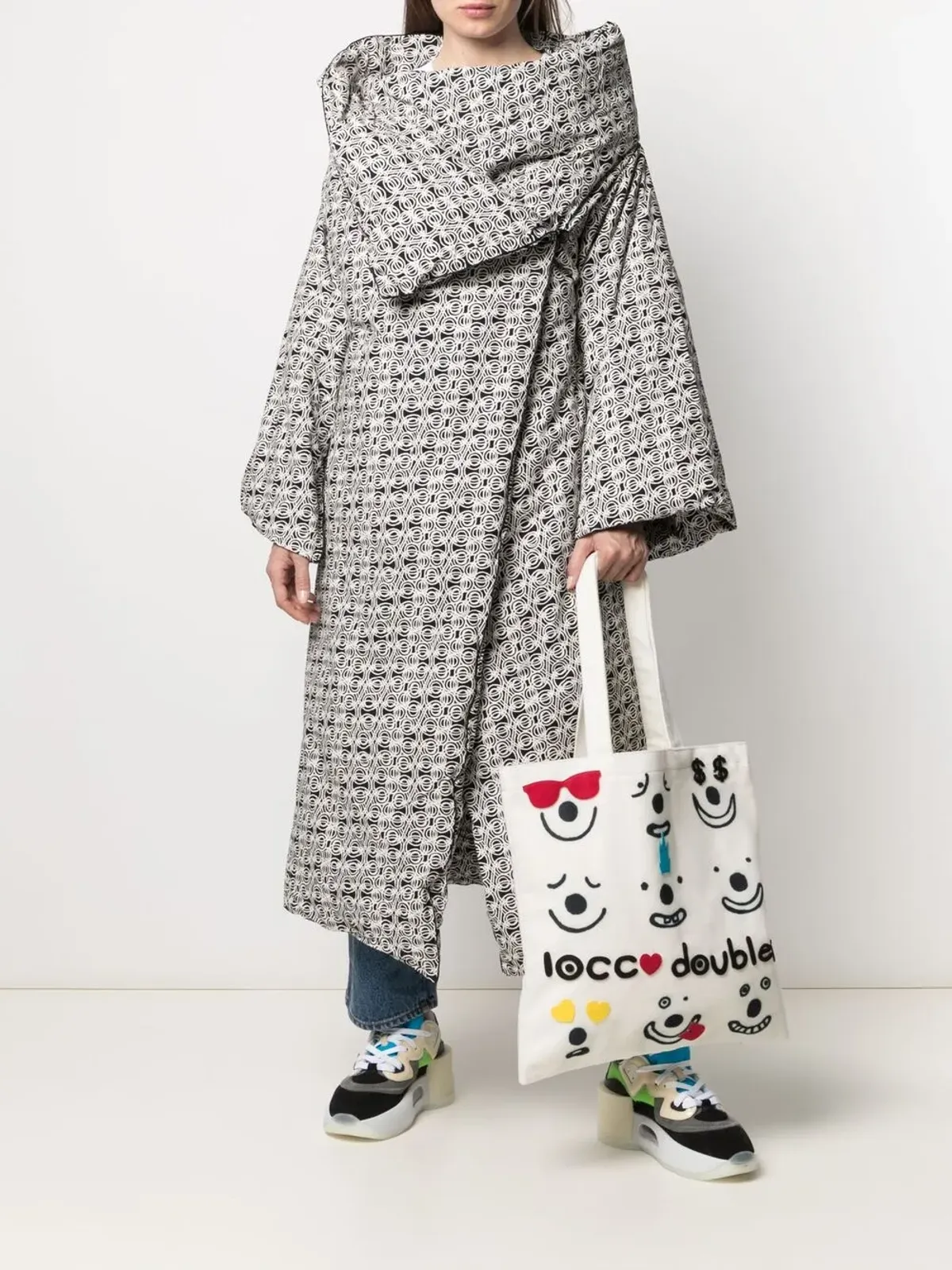 10 CORSO COMO スマイルプリント トートバッグ - 画像2