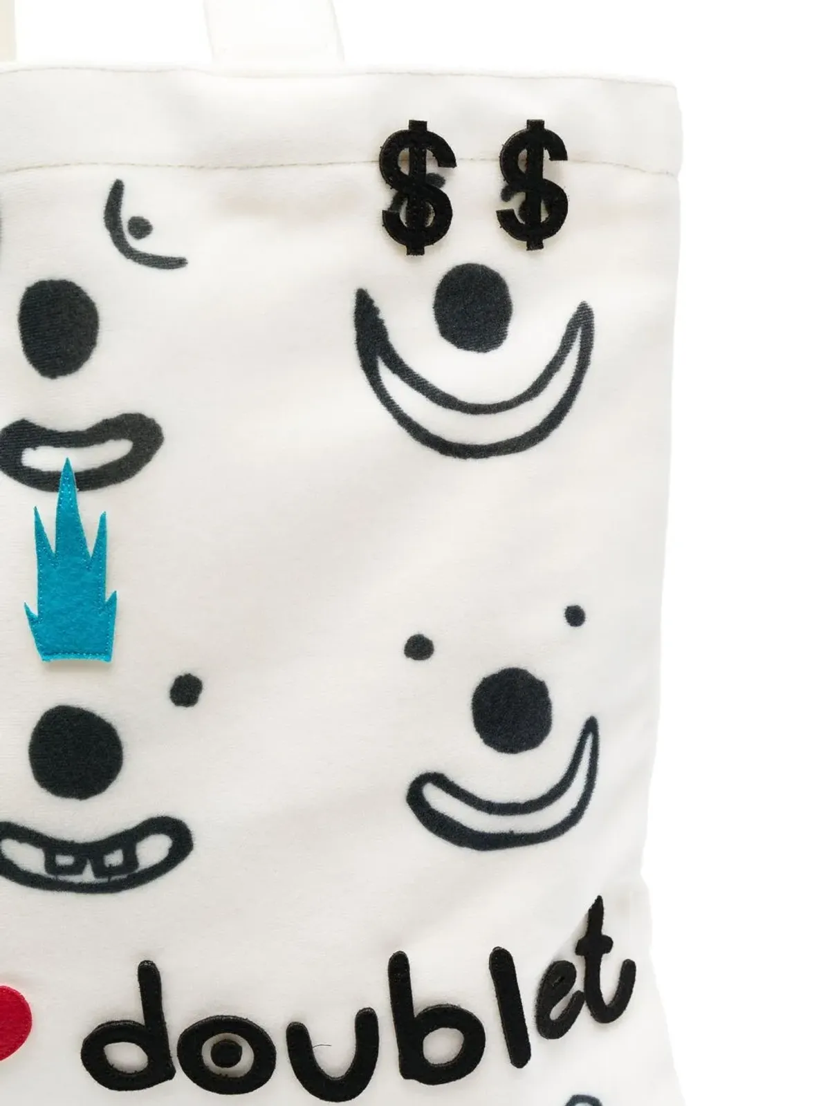 10 CORSO COMO スマイルプリント トートバッグ - 画像4