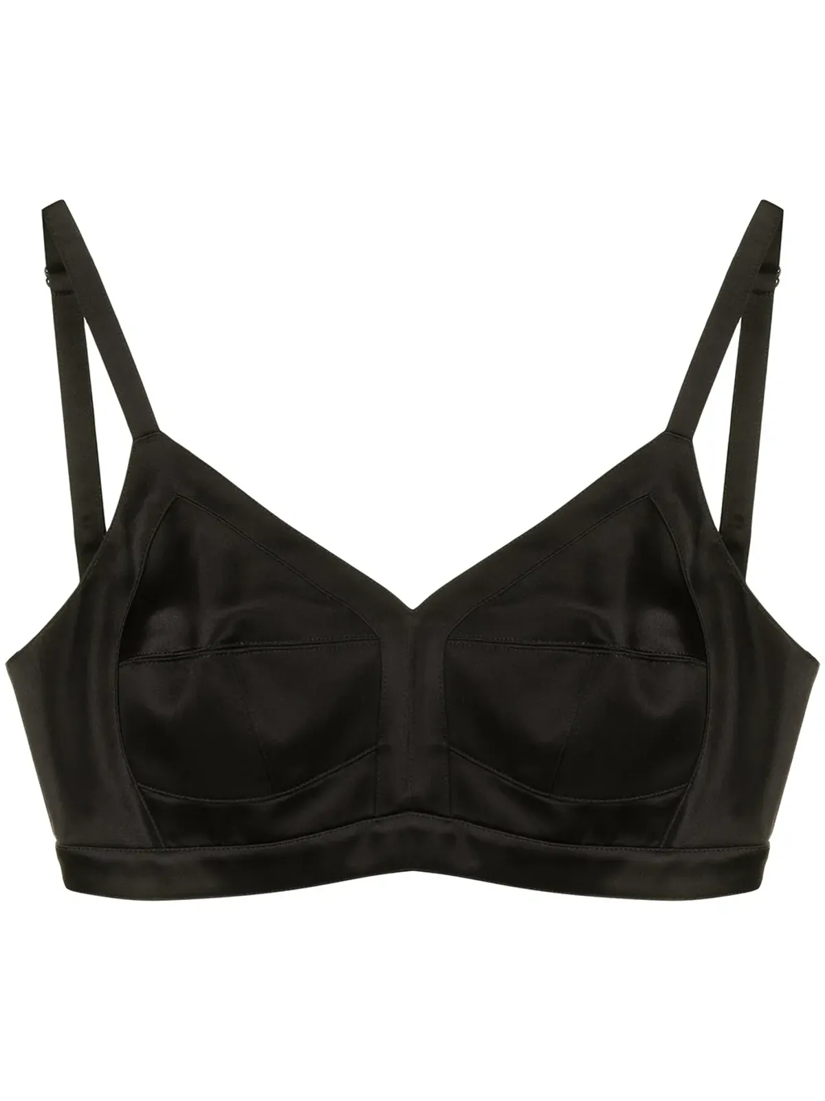 Alexander McQueen スパゲッティストラップ クロップトップ - 画像1