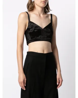Alexander McQueen スパゲッティストラップ クロップトップ - サムネイル3
