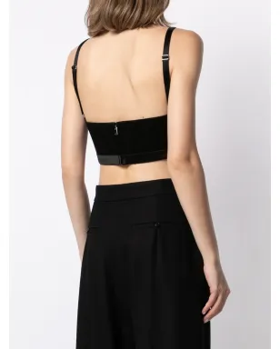 Alexander McQueen スパゲッティストラップ クロップトップ - サムネイル4