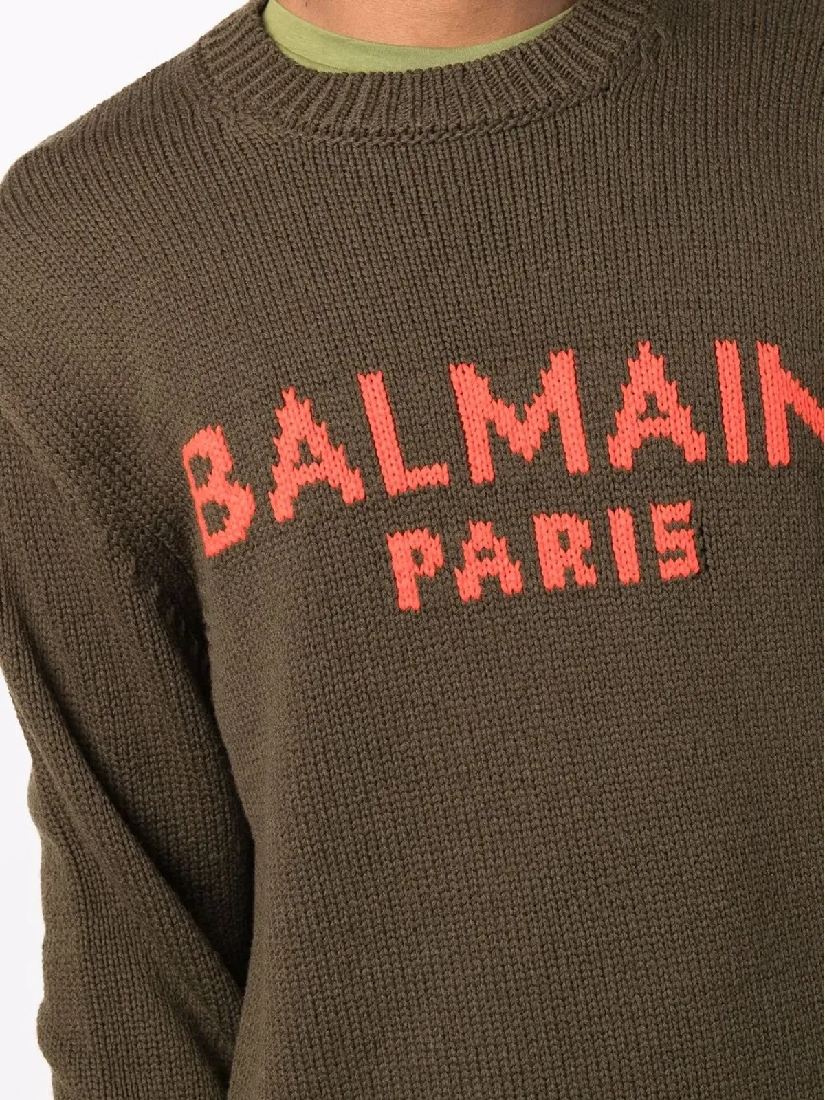 Balmain ロゴ入りニットジャンパー - 画像5