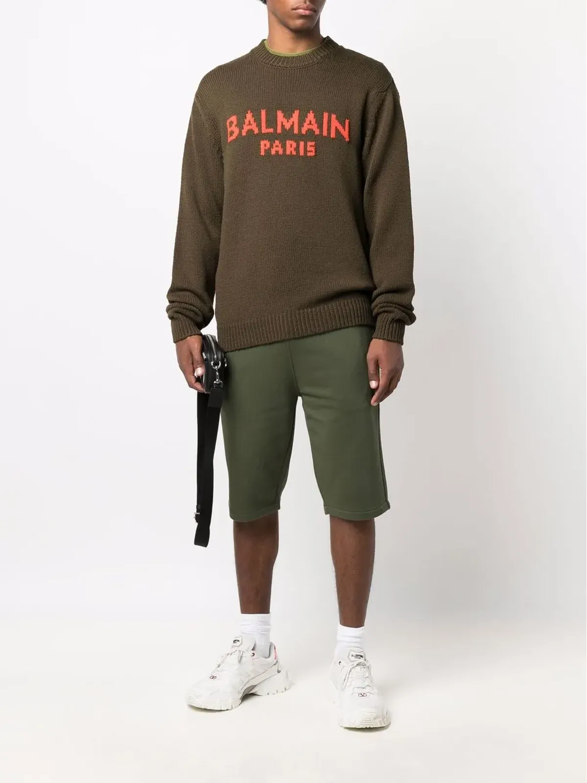 Balmain ロゴ入りニットジャンパー - 画像2