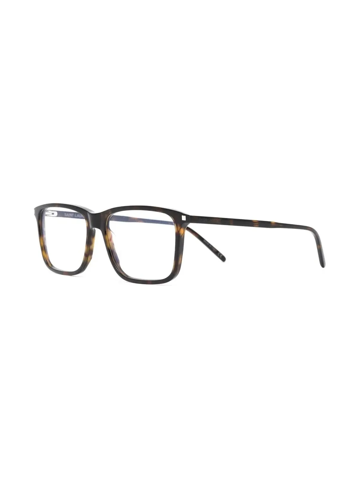 Saint Laurent Eyewear べっこう柄メガネ（ブラウン） - 画像2