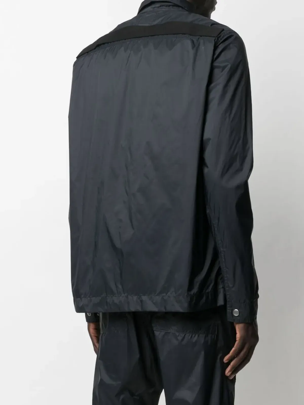 Rick Owens Lilies 前ジップ付きシェルジャケット（ブラック） - 画像4