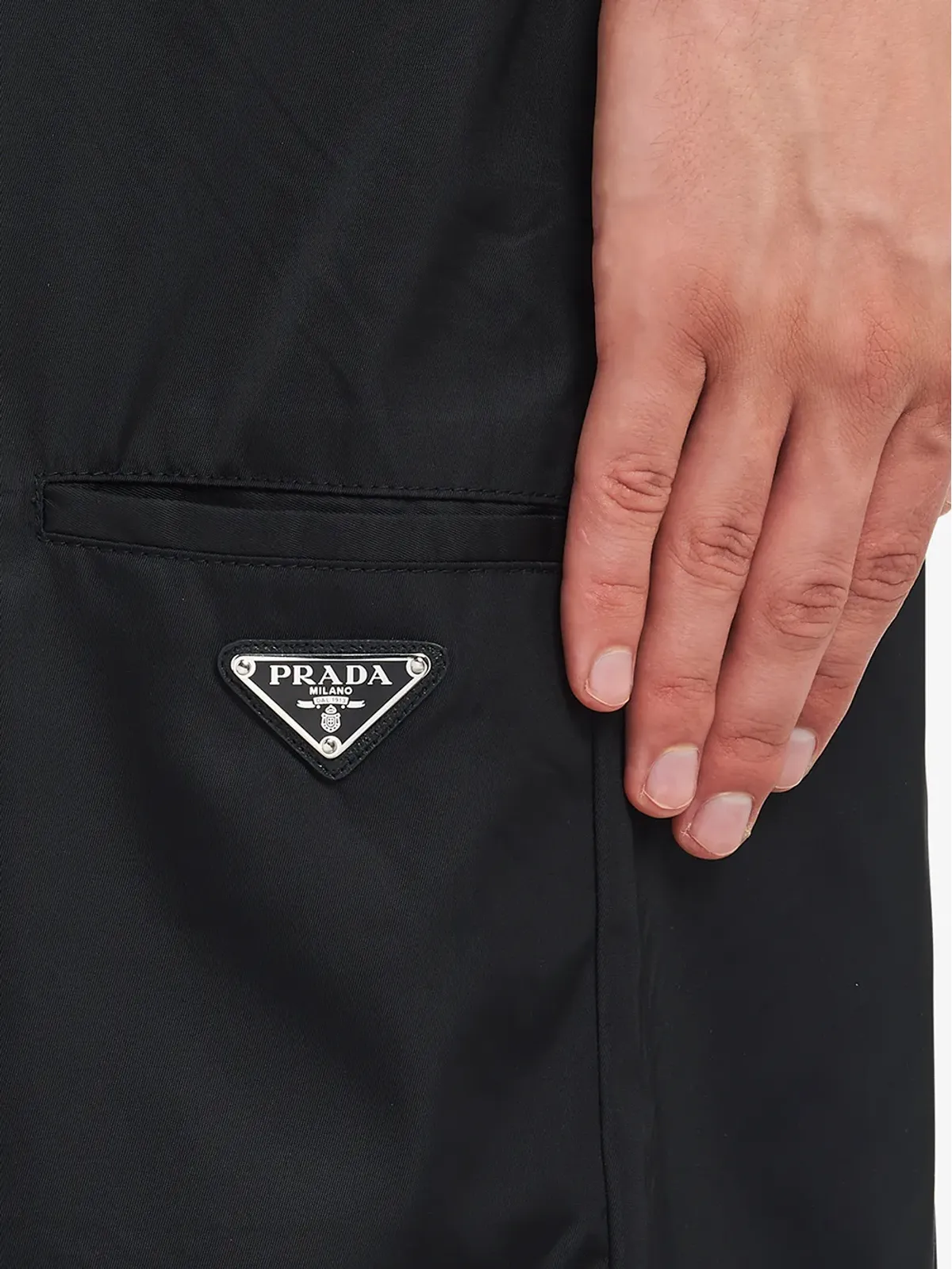 Prada Re-Nylon Bermuda Shorts - ブラック - 画像5