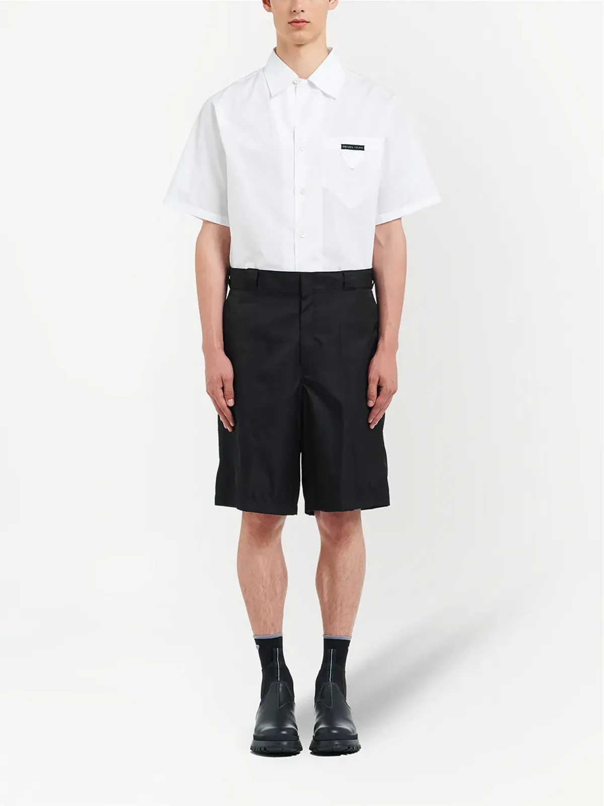 Prada Re-Nylon Bermuda Shorts - ブラック - 画像2