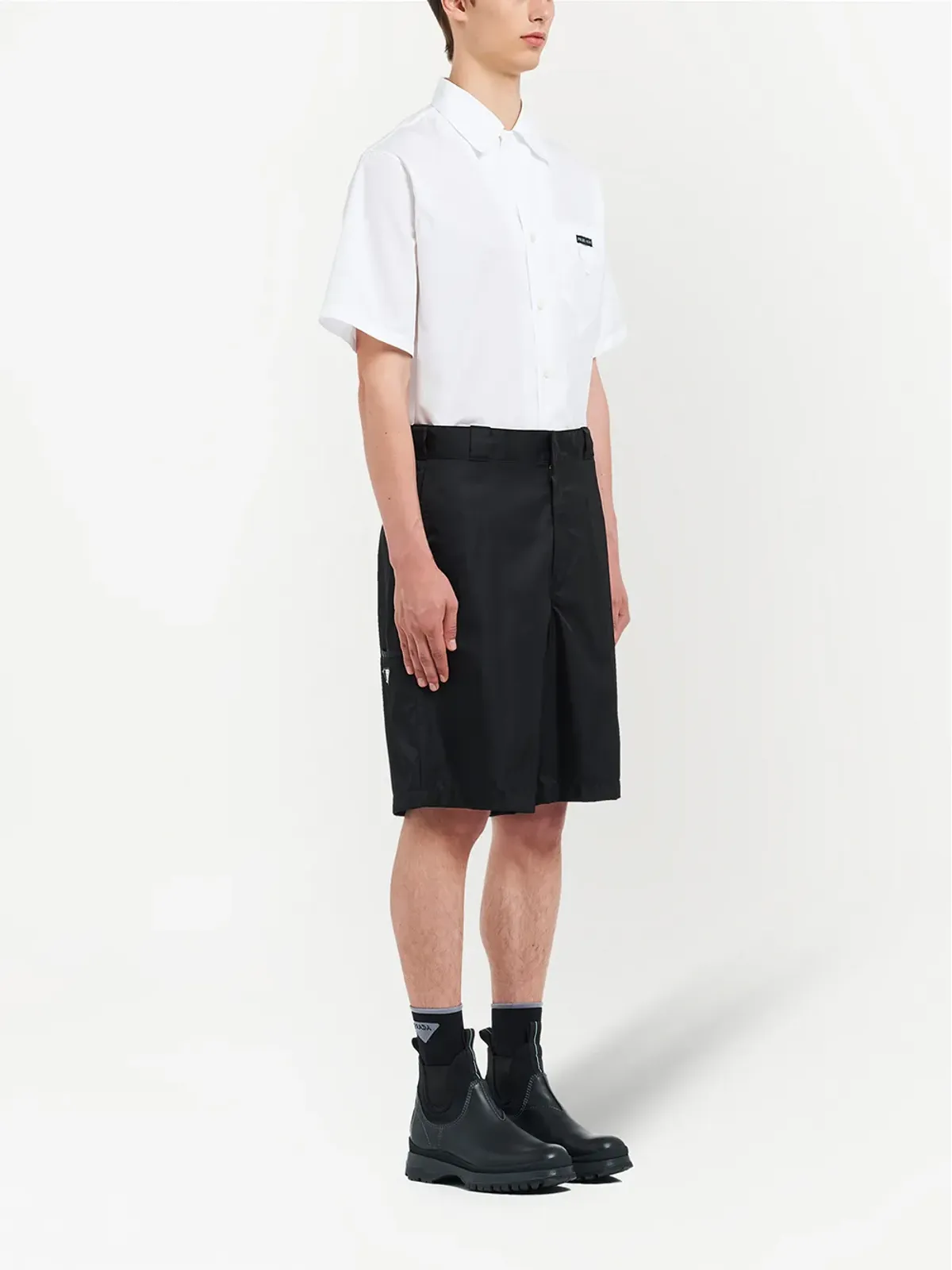 Prada Re-Nylon Bermuda Shorts - ブラック - 画像3