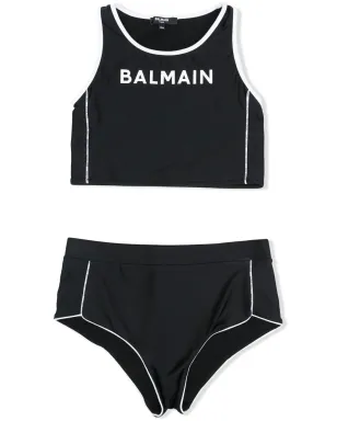 Balmain Kids ロゴプリント・ショート・トラックスーツ - サムネイル1