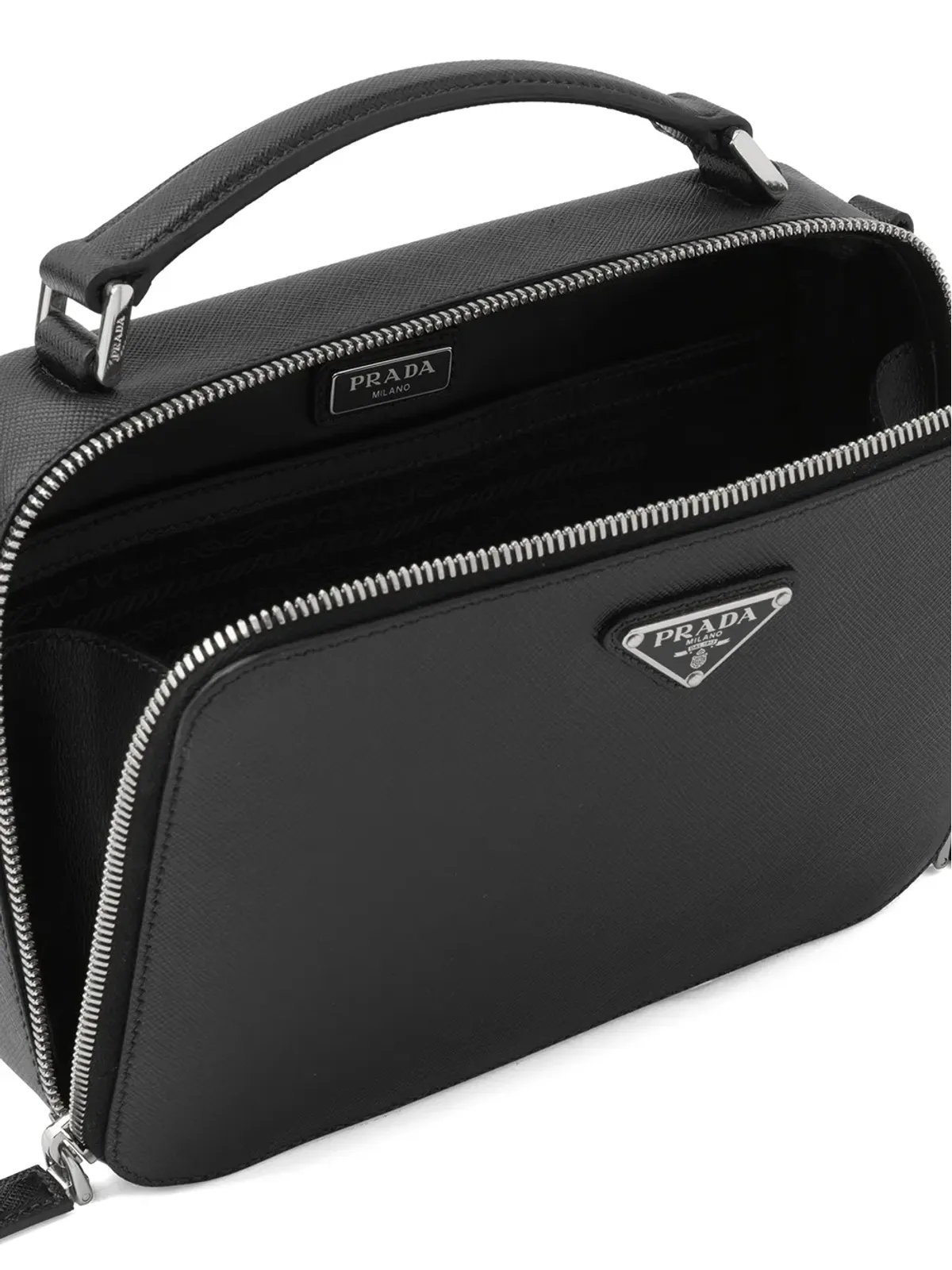 Prada ブリケ サフィアーノレザー バッグ - 画像5