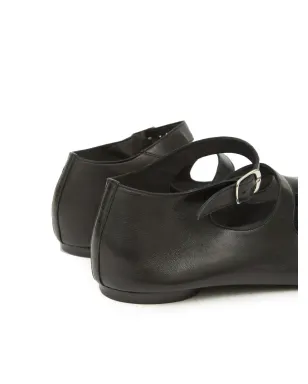 Maison Margiela タビ レザー バレリーナシューズ - サムネイル4