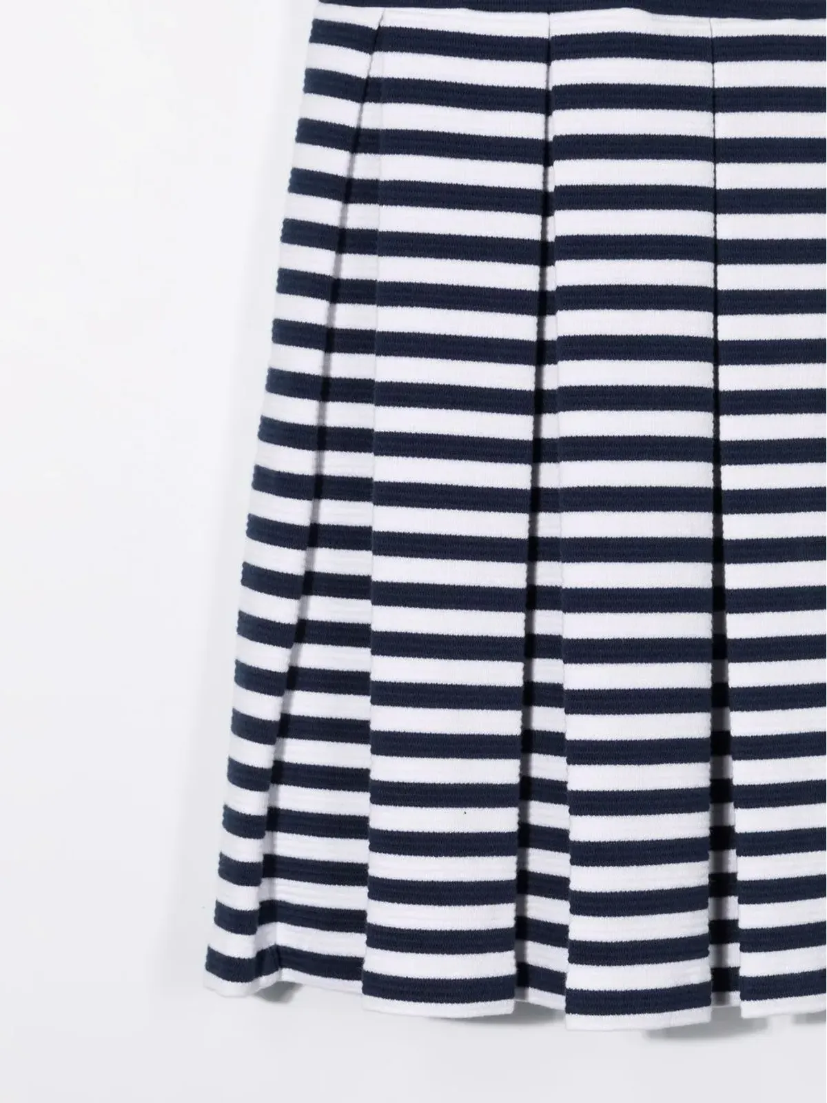 POLO RALPH LAUREN KIDS ストライプ柄プリーツスカートワンピース（ブルー） - 画像3