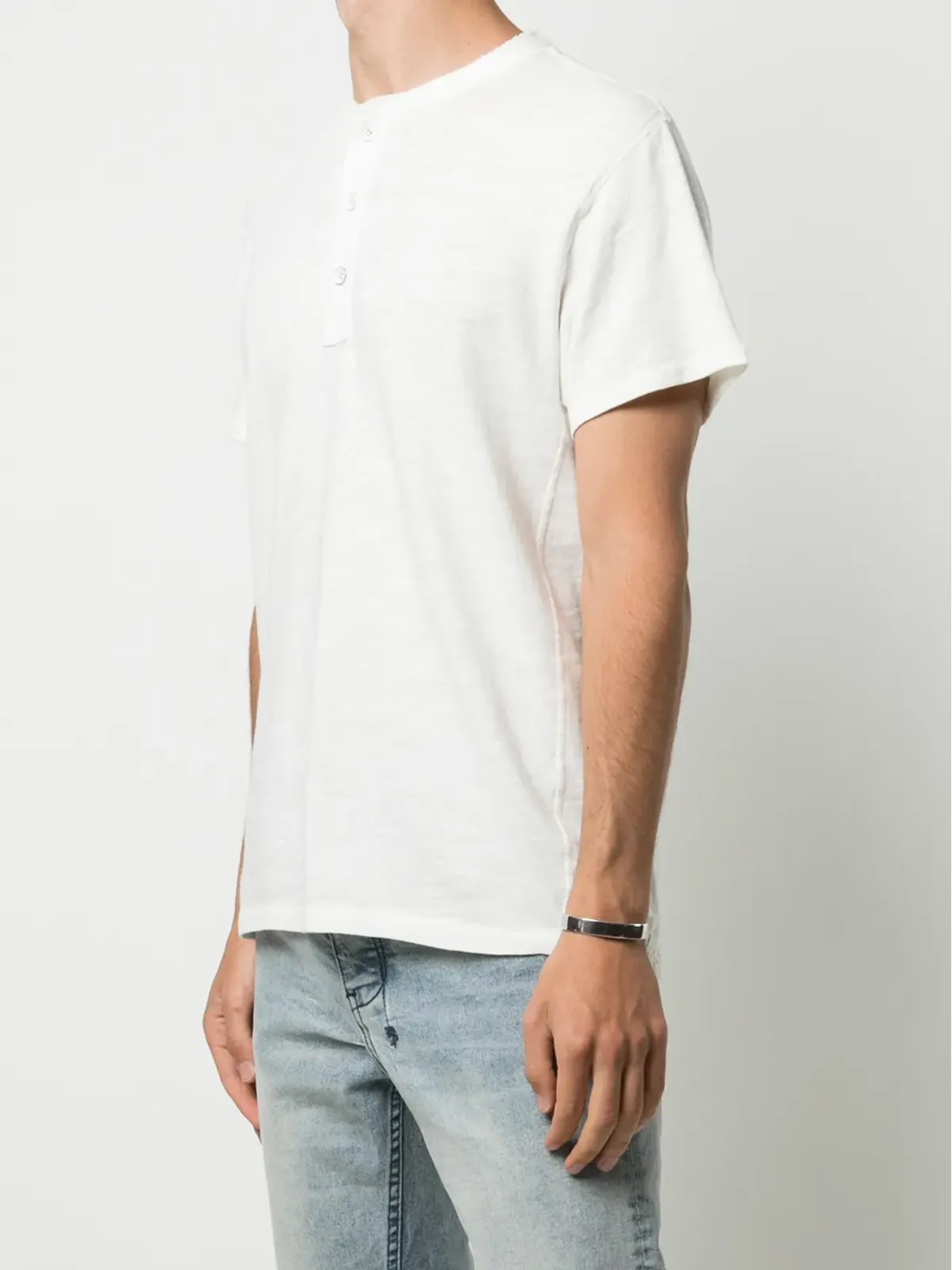 rag & bone 丸首・半袖 Tシャツ - White - 画像3