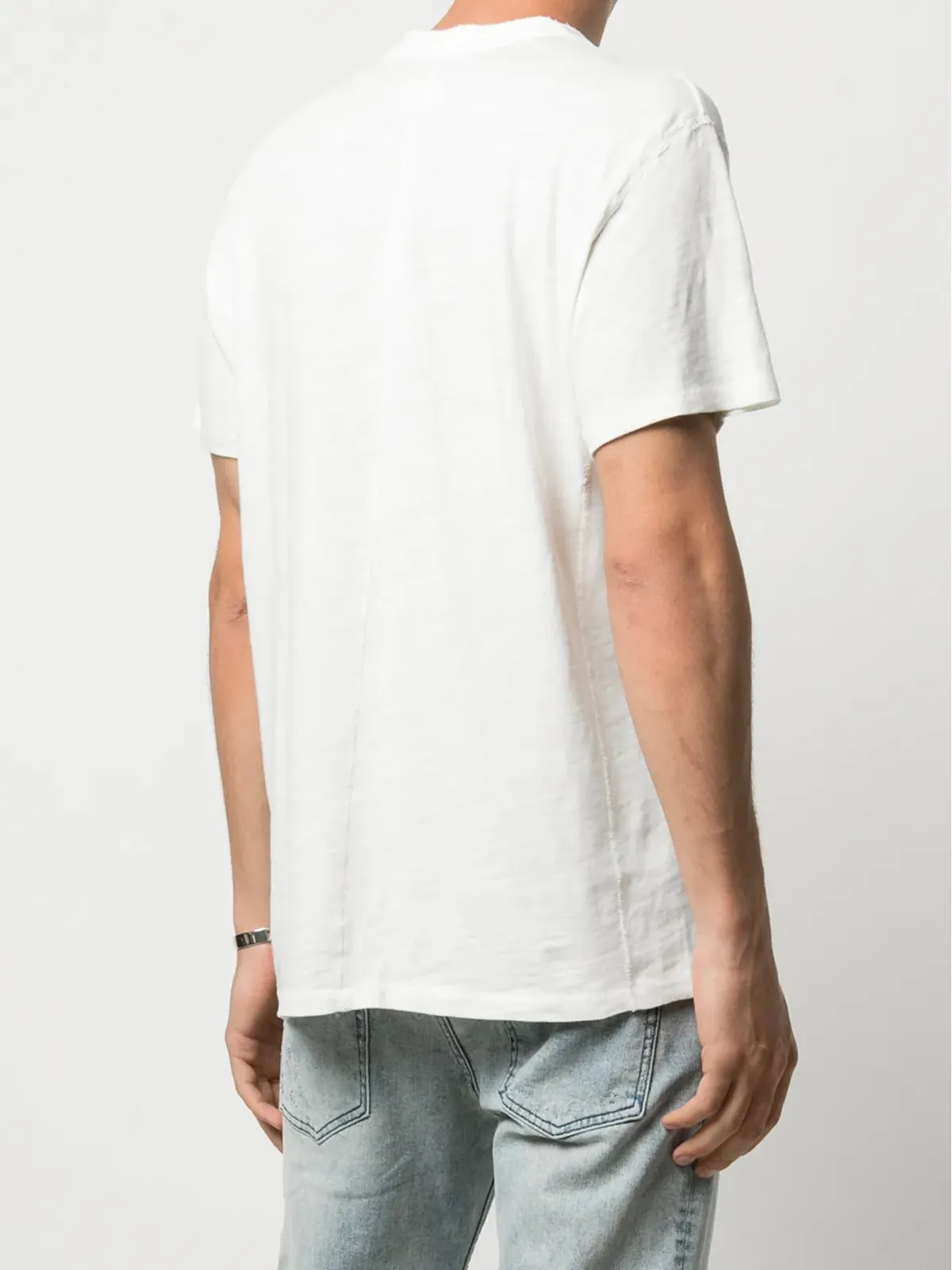 rag & bone 丸首・半袖 Tシャツ - White - 画像4