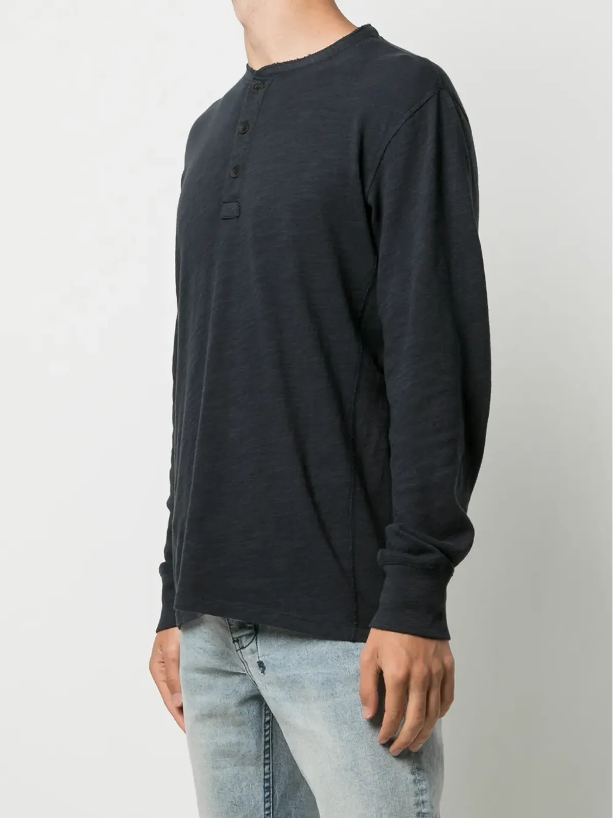 rag & bone ラウンドネック ロングスリーブトップ - 画像3