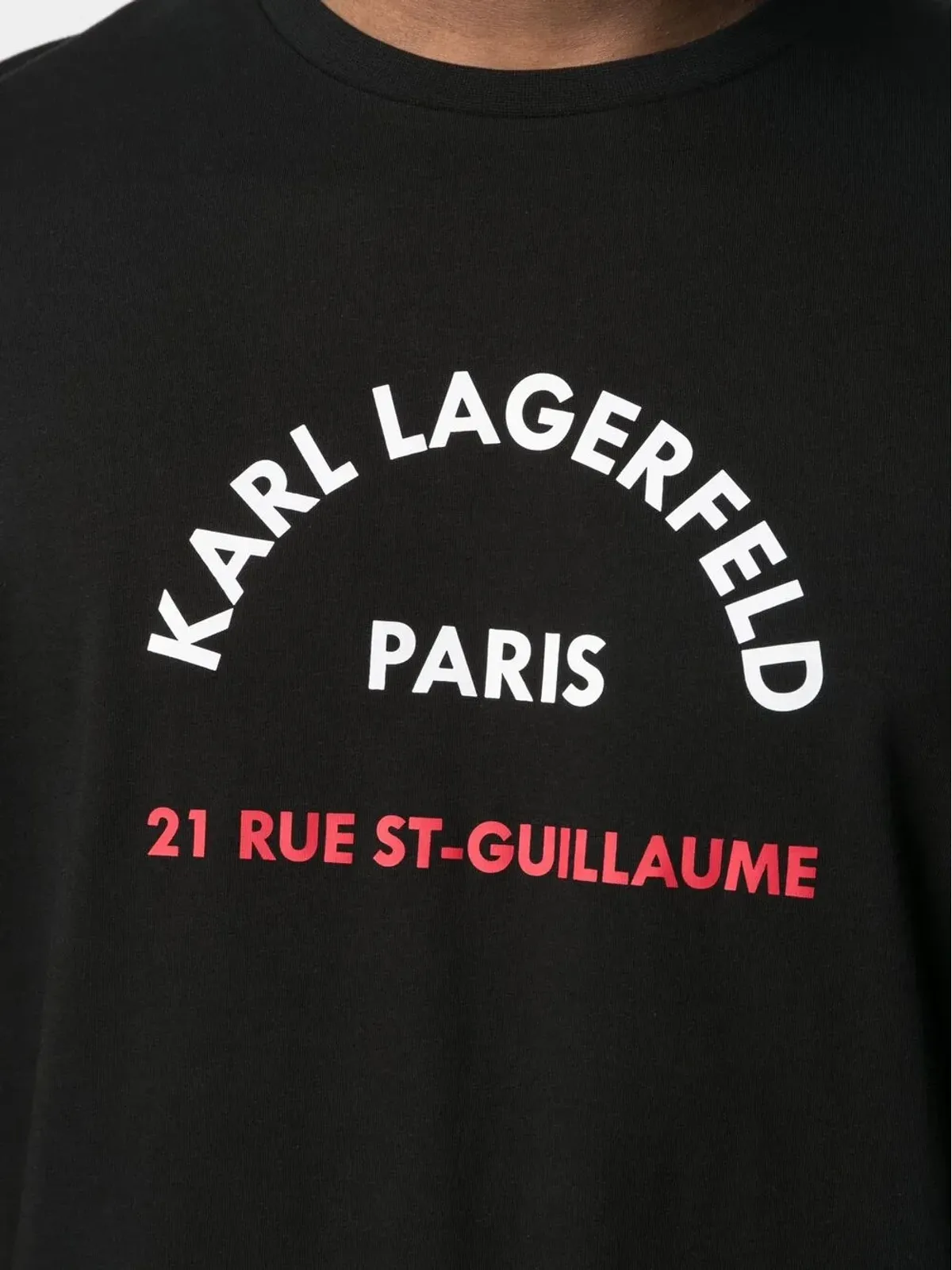 Karl Lagerfeld ロゴプリント コットン Tシャツ - 画像5