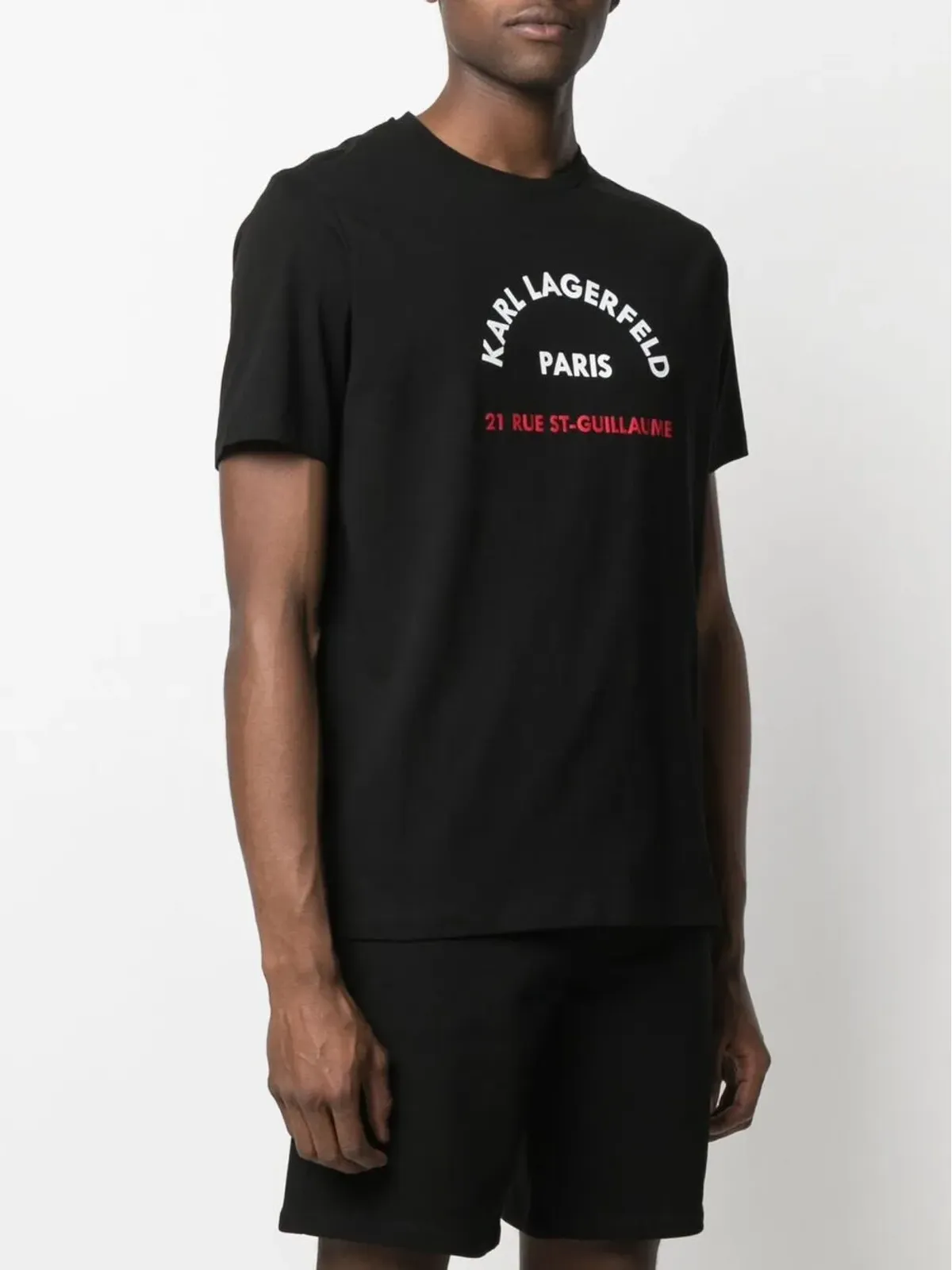 Karl Lagerfeld ロゴプリント コットン Tシャツ - 画像3