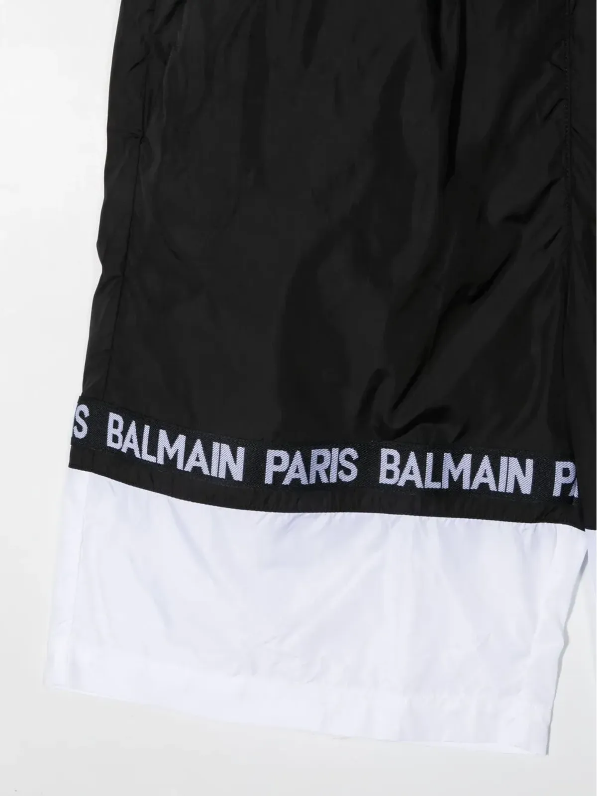 Balmain Kids ロゴテープ カラー ブロック スイムショーツ - 画像3