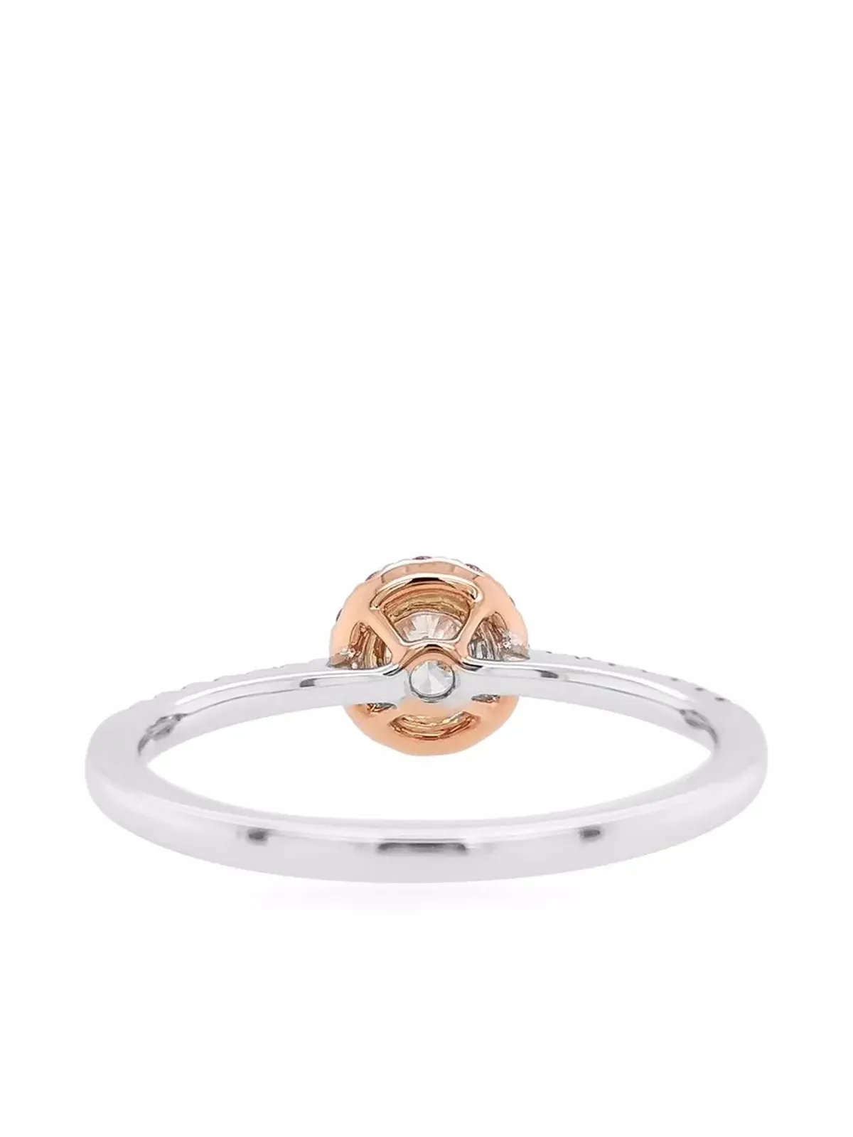 HYT Jewelry 18Kホワイトゴールド アーガイル ダイヤモンド エンゲージメントリング - 画像5
