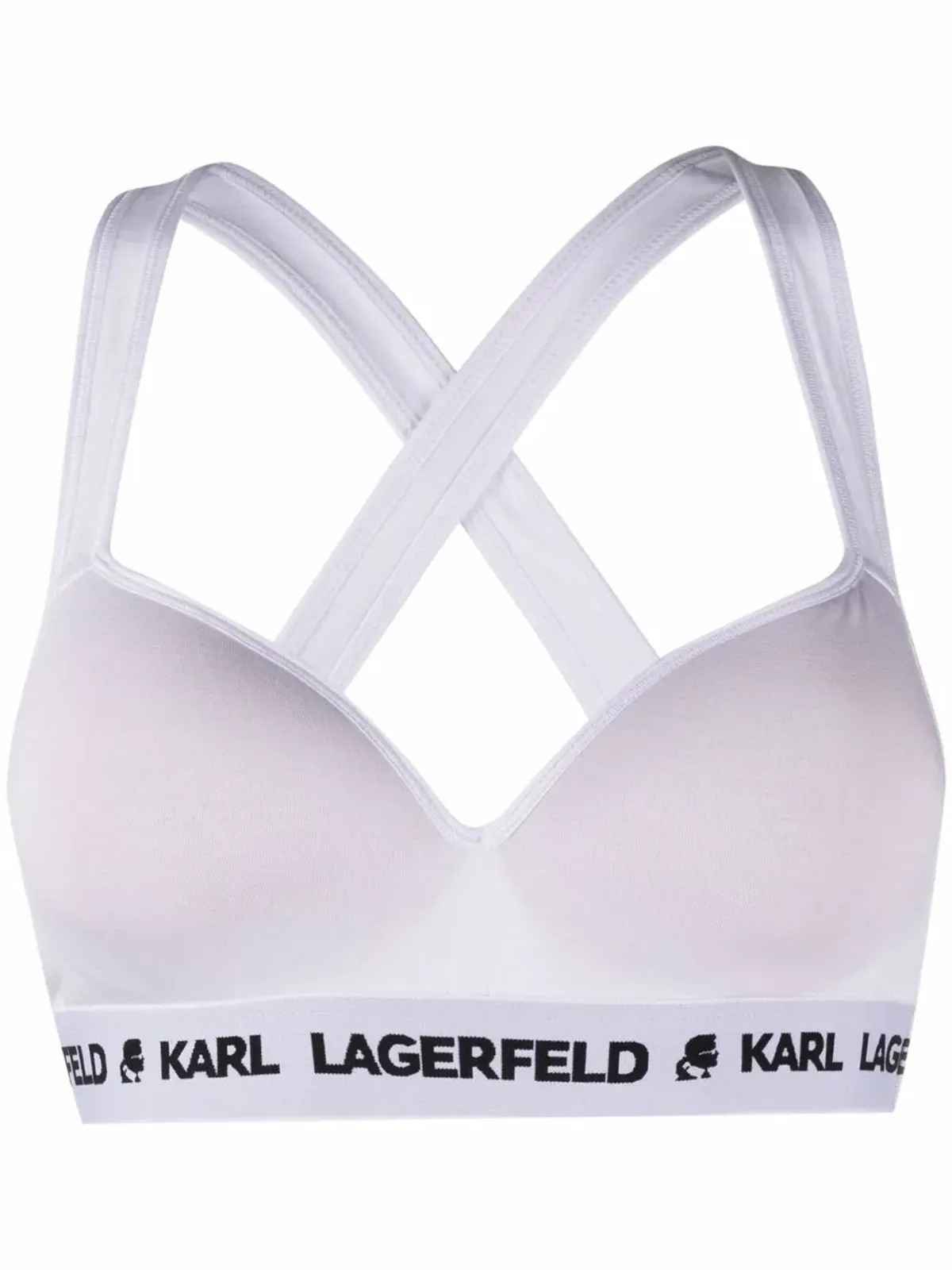 Karl Lagerfeld パッド入りジャージーブラ - 画像1