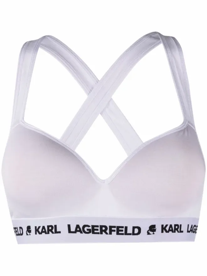 Karl Lagerfeld Karl Lagerfeld パッド入りジャージーブラの商品画像